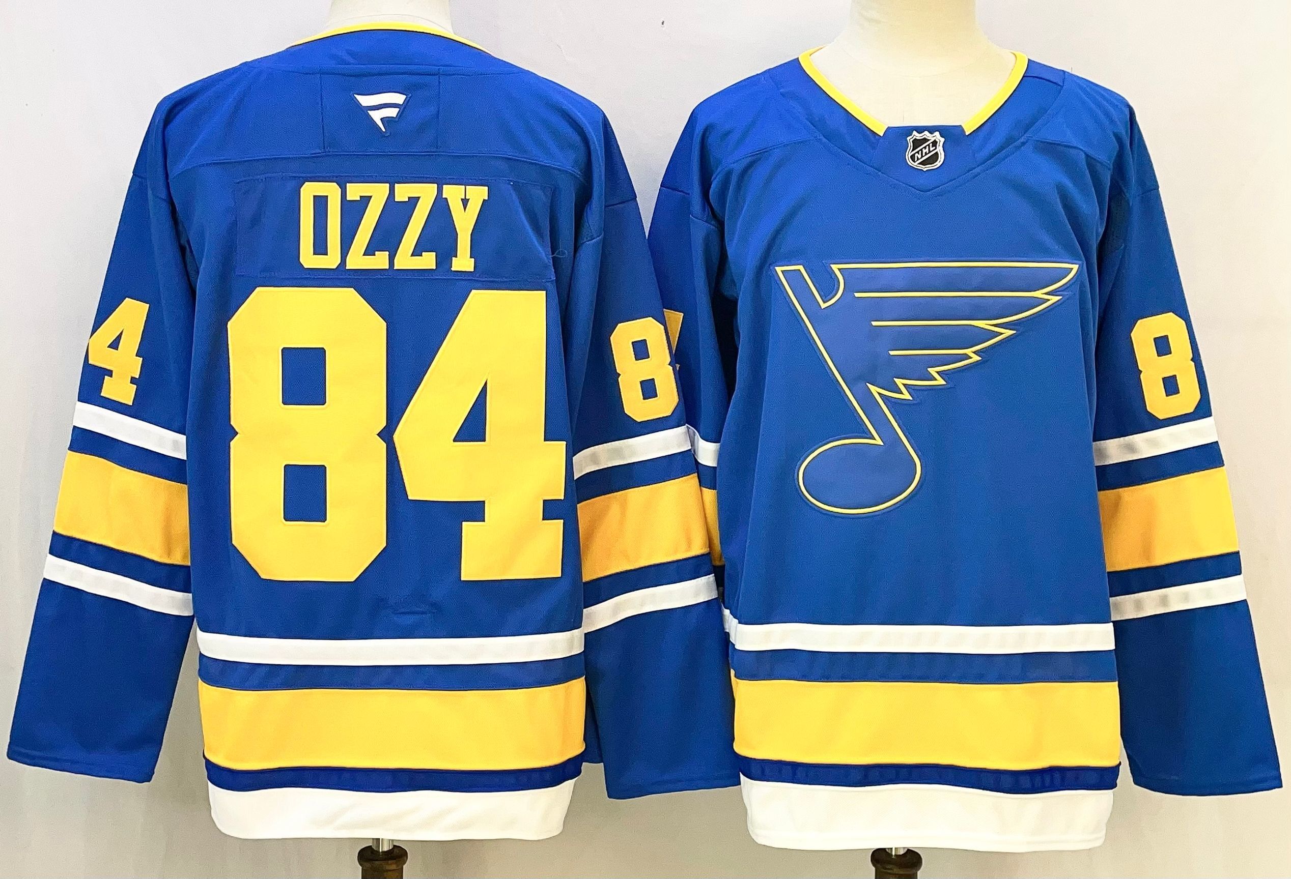 Men St.Louis Blues #84 Ozzy Blue 2026 Adidias NHL Jersey style 001
